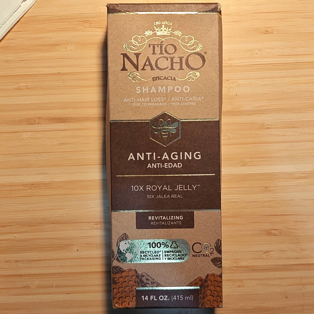 TIO NACHO SHAMPOO ANTI-AGING 10X ROYAL JELLY REVITALIZING 14FL